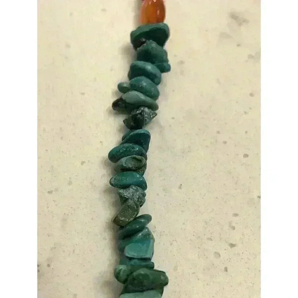 Beaded Stone Howlite and Agate Necklace READ - Picture 6 of 8